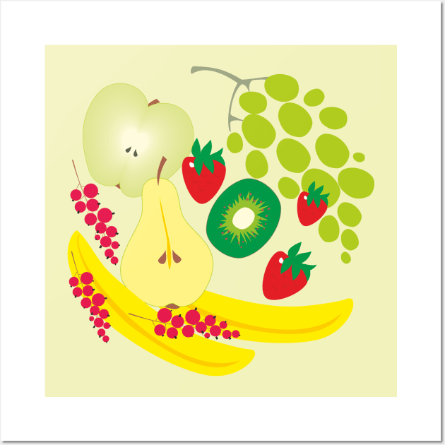 Fruits Wall Art by solarshine